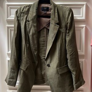 J. Crew Willa Linen Blazer